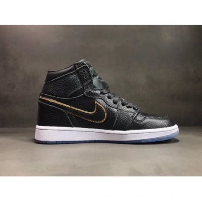 Nike Erkek Air Jordan 1 High Og Siyah / Metal Altın Basketbol Ayakkabısı Türkiye - FDWMIH9X